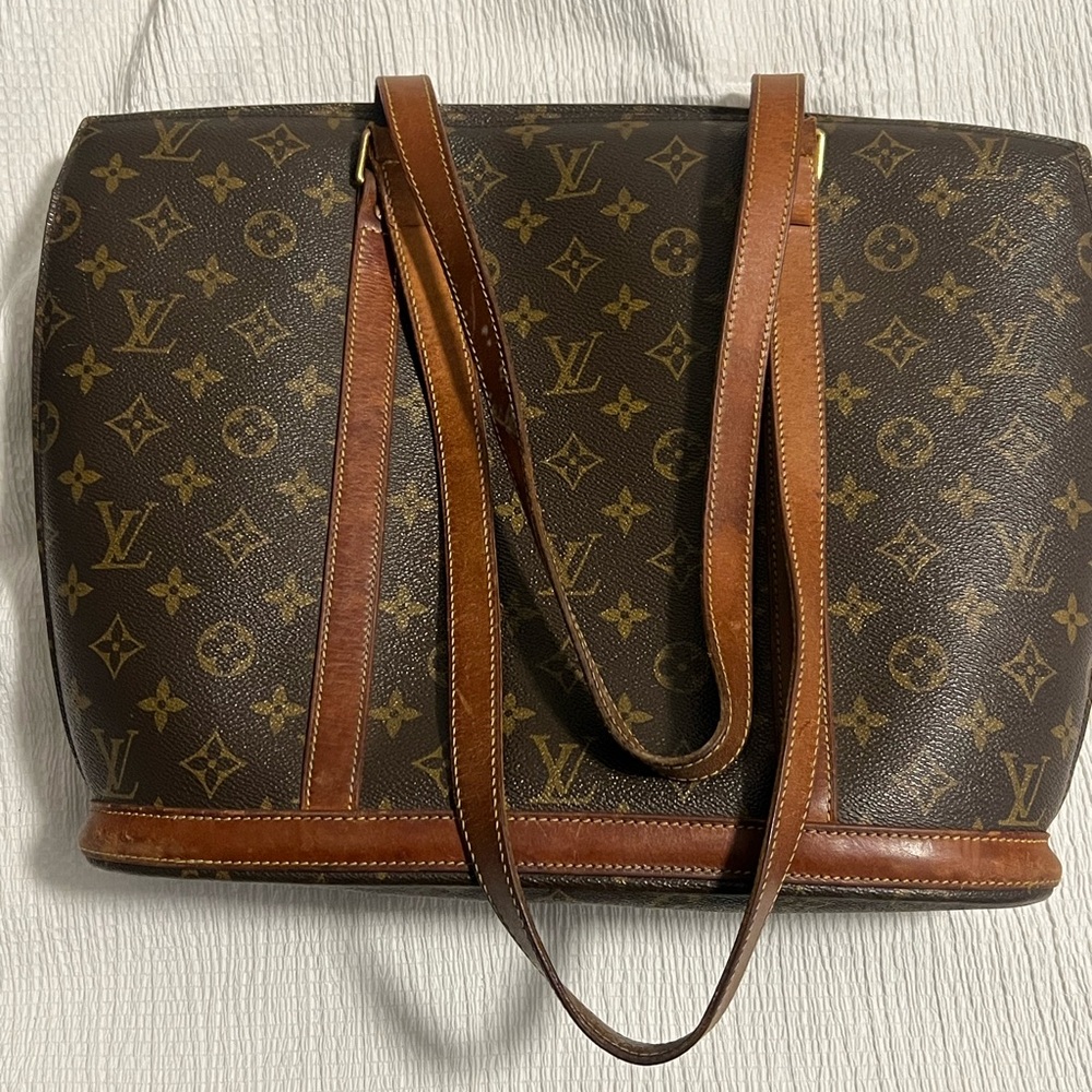 Louis Vuitton Brown Monogram Shoulder Bag Vintage